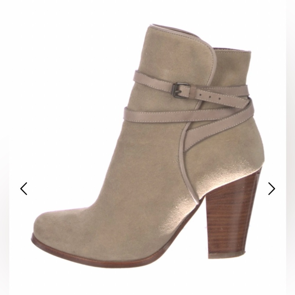 AllSaints Suede Ankle Boots; Color: Neutrals; Women's Size 7